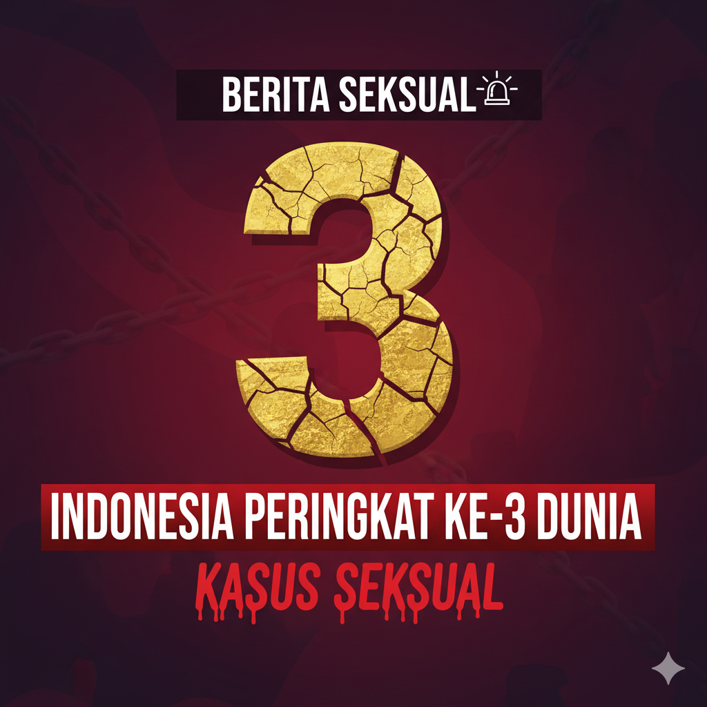 Indonesia tercatat sebagai negara dengan jumlah kasus eksploitasi seksual anak terbanyak di dunia, mencapai 1.450.403 kasus hingga 2025