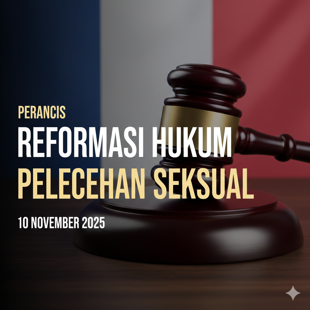 Perancis mengadopsi reformasi hukum pelecehan seksual dan pemerkosaan dengan definisi baru. Langkah ini penting dalam memperkuat perlindungan hak korban dan meningkatkan kesadaran masyarakat.