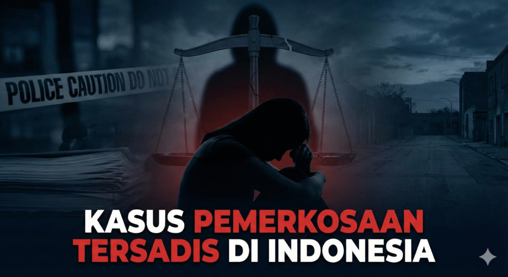Membahas kasus pemerkosaan tersadis di Indonesia dan dampak sosial, psikologis, serta peran hukum dalam menangani kejahatan seksual.