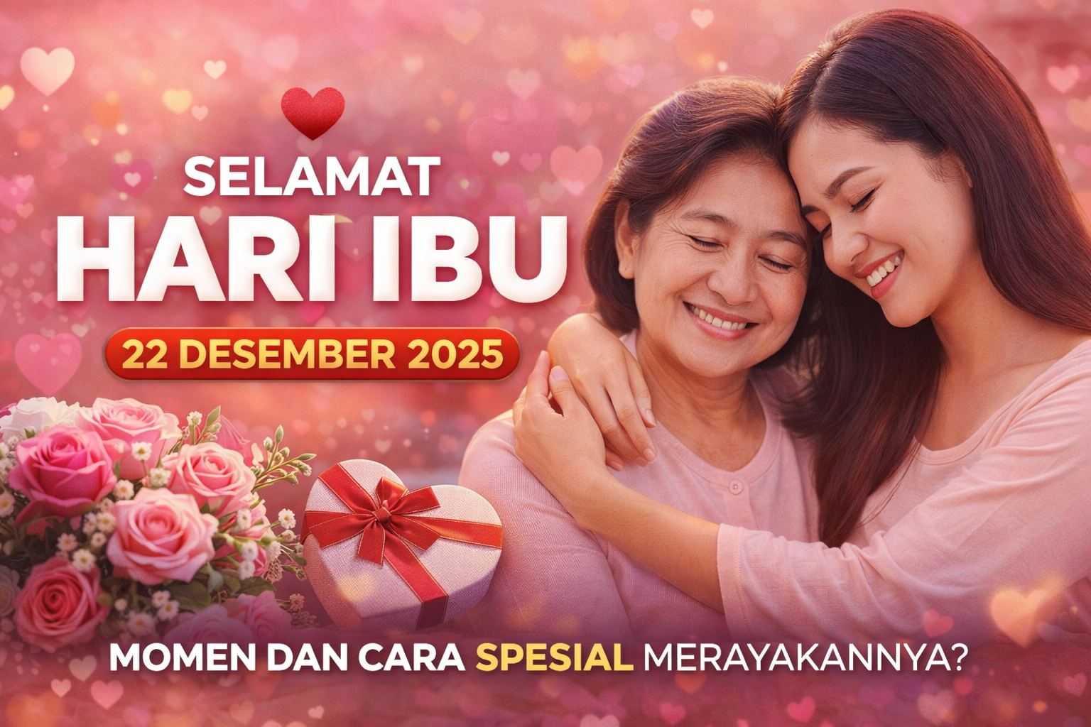 Hari Ibu, 22 Desember 2025, cara merayakan Hari Ibu, kisah inspiratif ibu, hadiah untuk ibu, perayaan Hari Ibu, ide untuk Hari Ibu, Hari Ibu Nasional