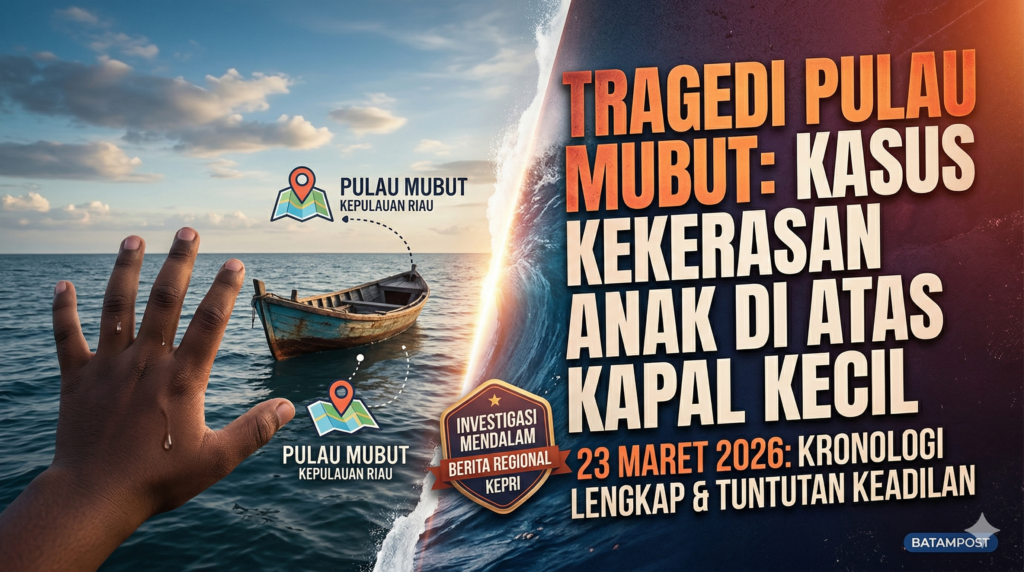 kekerasan anak pulau mubut, pelecehan anak di kapal, berita kriminal batam 2026, perlindungan anak kepri, tragedi kapal kecil pulau mubut
